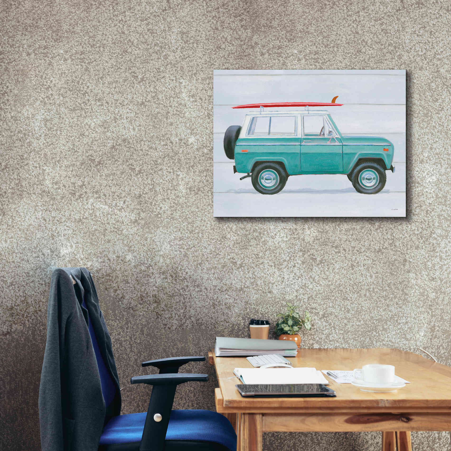 'Beach Ride VII' by James Wiens, Canvas Wall Art,34 x 26