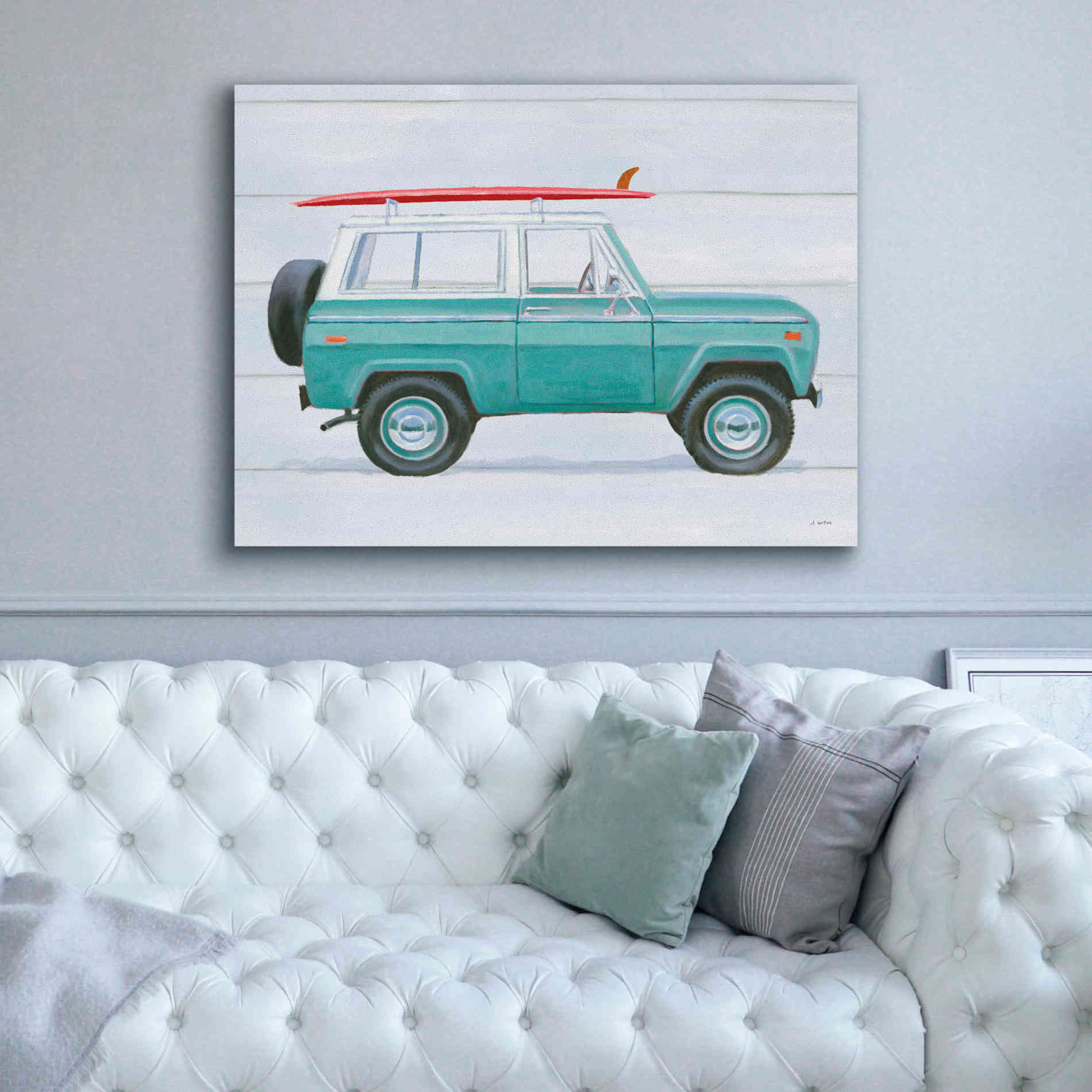 'Beach Ride VII' by James Wiens, Canvas Wall Art,54 x 40