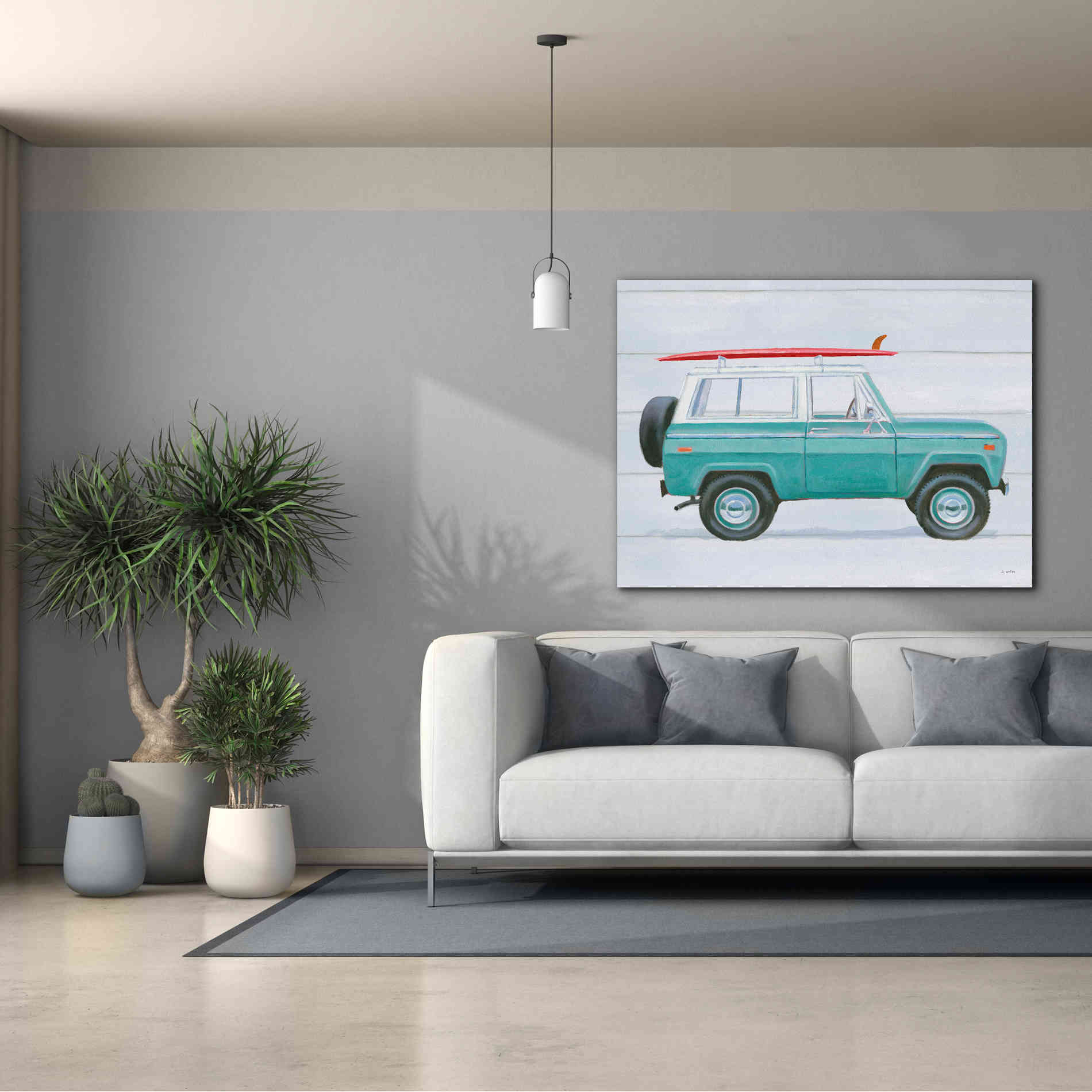 'Beach Ride VII' by James Wiens, Canvas Wall Art,54 x 40