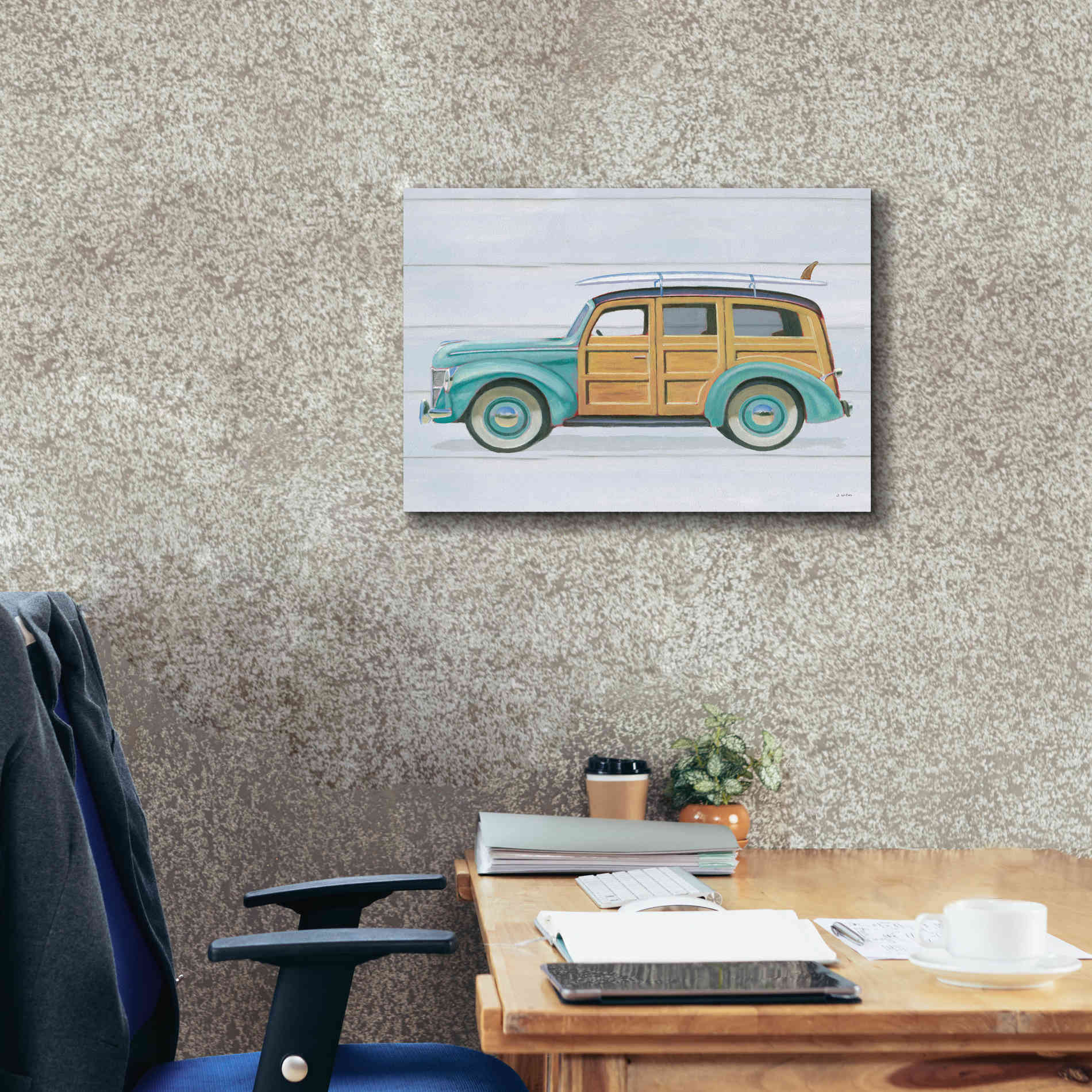 'Beach Ride VIII' by James Wiens, Canvas Wall Art,26 x 18