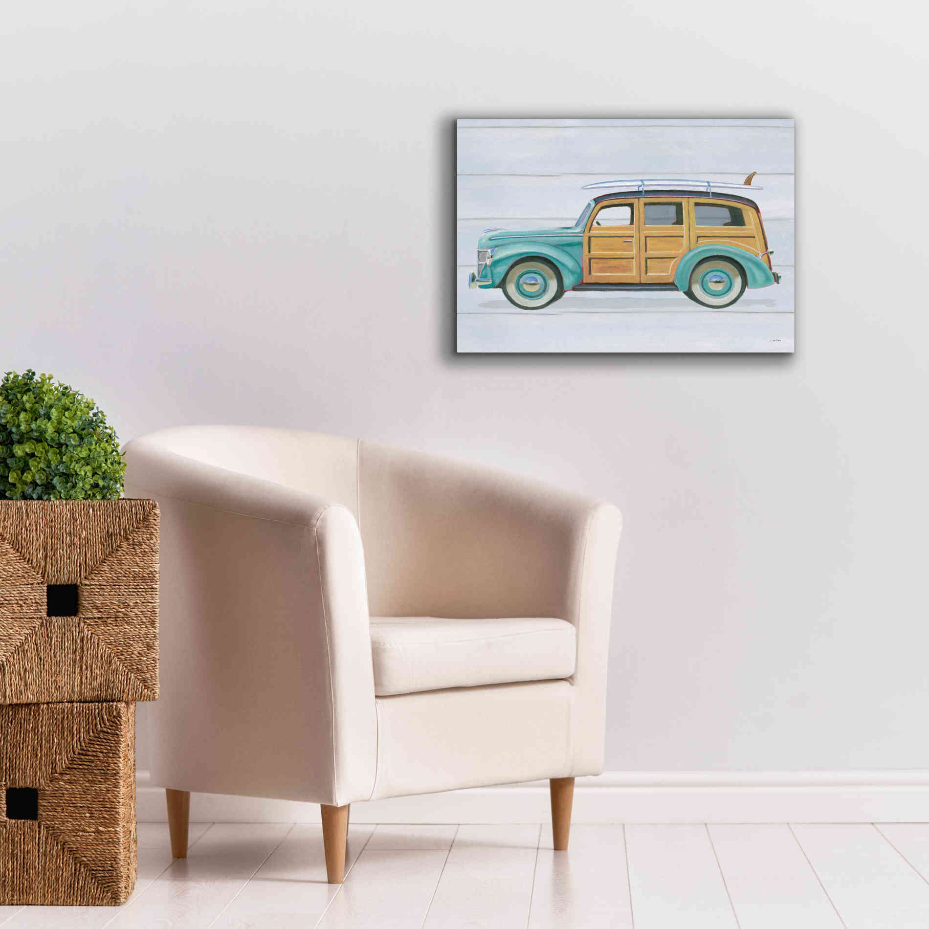 'Beach Ride VIII' by James Wiens, Canvas Wall Art,26 x 18