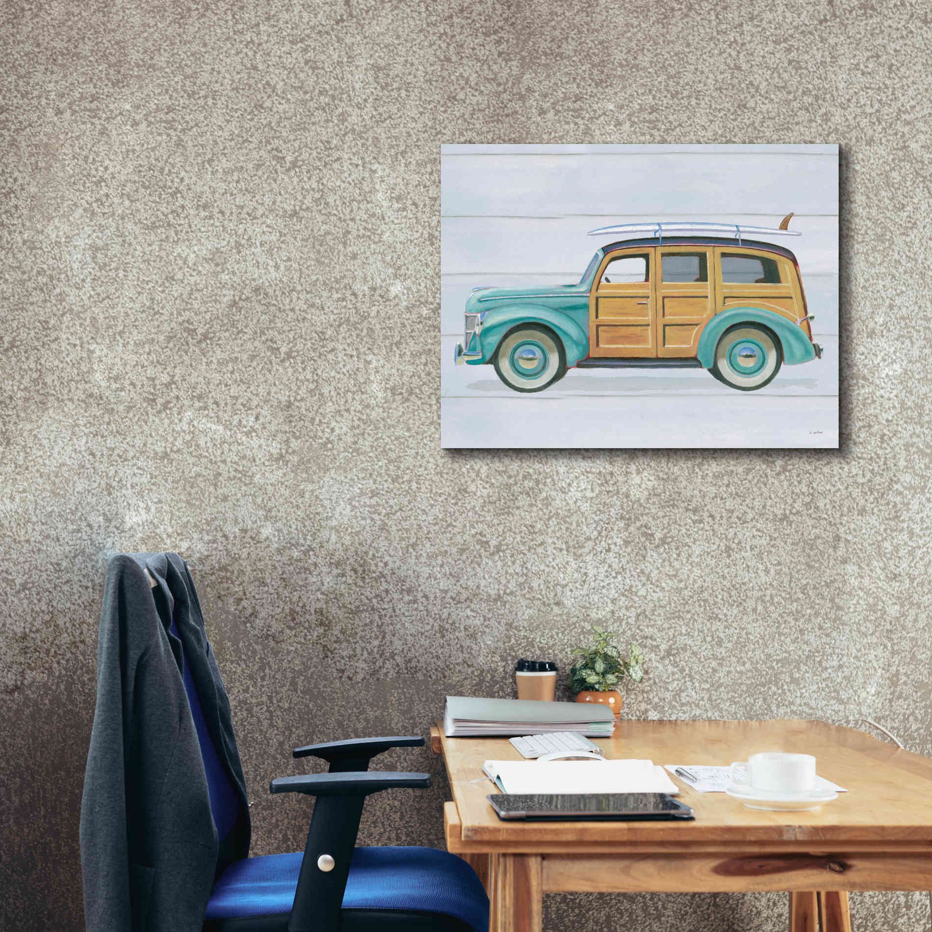 'Beach Ride VIII' by James Wiens, Canvas Wall Art,34 x 26