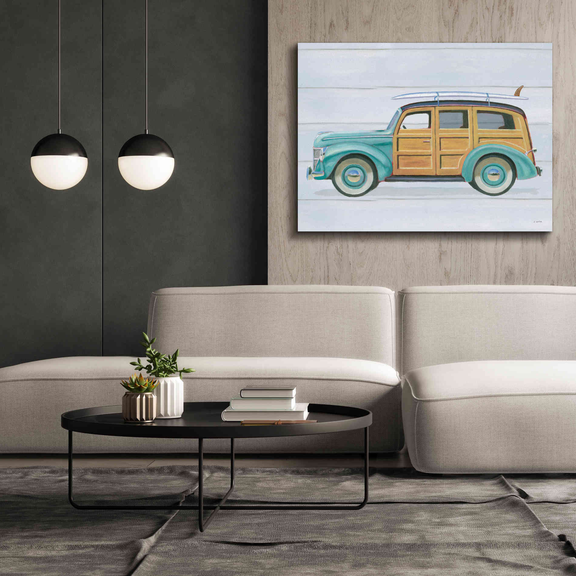 'Beach Ride VIII' by James Wiens, Canvas Wall Art,54 x 40