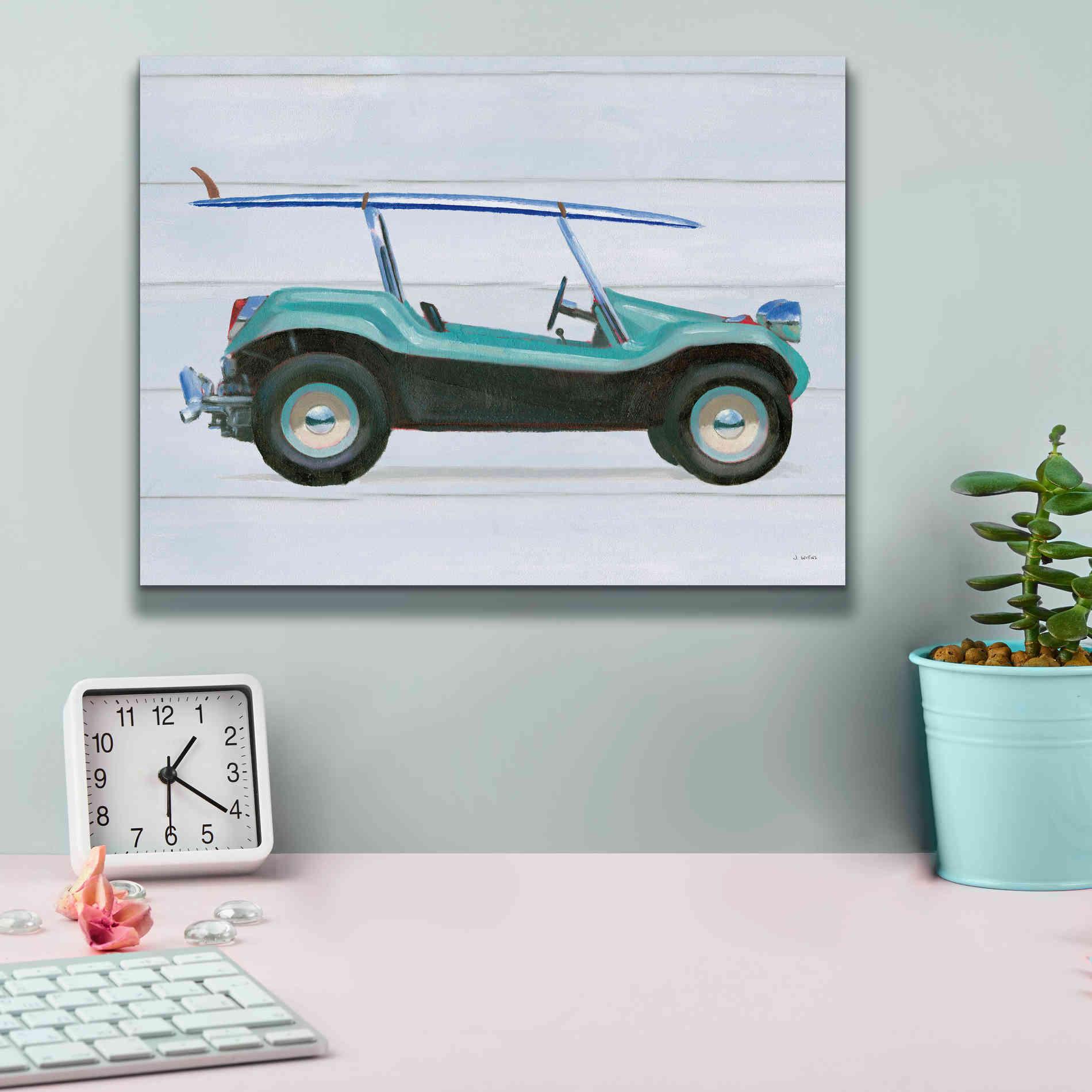 'Beach Ride IX' by James Wiens, Canvas Wall Art,16 x 12