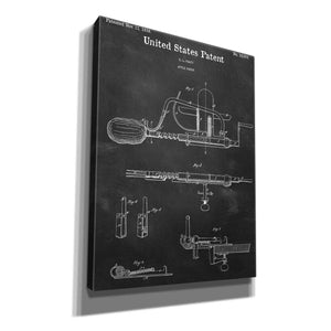 'Apple Parer Blueprint Patent Chalkboard,' Canvas Wall Art,12x16x1.1x0,18x26x1.1x0,26x34x1.74x0,40x54x1.74x0