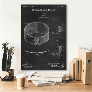 'Bandage Blueprint Patent Chalkboard,' Canvas Wall Art,18 x 26
