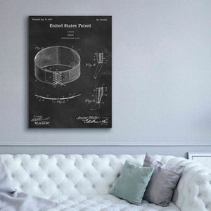 'Bandage Blueprint Patent Chalkboard,' Canvas Wall Art,40 x 54