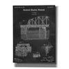'Bridge Gate Blueprint Patent Chalkboard,' Canvas Wall Art,12x16x1.1x0,18x26x1.1x0,26x34x1.74x0,40x54x1.74x0