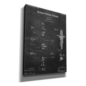 'Croquet Blueprint Patent Chalkboard,' Canvas Wall Art,12x16x1.1x0,18x26x1.1x0,26x34x1.74x0,40x54x1.74x0