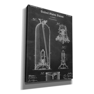 'Fire Extinguisher Blueprint Patent Chalkboard,' Canvas Wall Art,12x16x1.1x0,18x26x1.1x0,26x34x1.74x0,40x54x1.74x0
