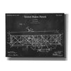 'Wright Bros. Flying Machine Blueprint Patent Chalkboard' Canvas Wall Art,16x12x1.1x0,26x18x1.1x0,34x26x1.74x0,54x40x1.74x0