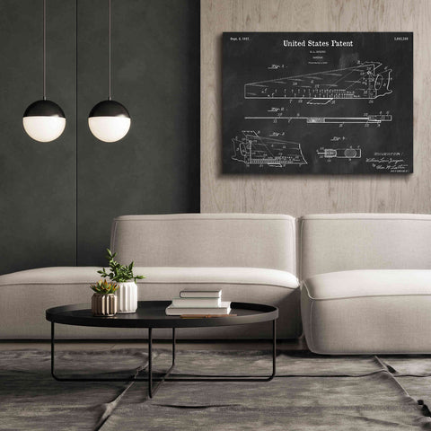 Image of 'Handsaw Blueprint Patent Chalkboard,' Canvas Wall Art,54 x 40