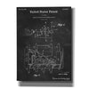 'Integrated Circuit Blueprint Patent Chalkboard,' Canvas Wall Art,12x16x1.1x0,18x26x1.1x0,26x34x1.74x0,40x54x1.74x0