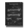 'Vintage Key Blueprint Patent Chalkboard,' Canvas Wall Art,12x16x1.1x0,18x26x1.1x0,26x34x1.74x0,40x54x1.74x0