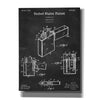 'Pocket Lighter Blueprint Patent Chalkboard,' Canvas Wall Art,12x16x1.1x0,18x26x1.1x0,26x34x1.74x0,40x54x1.74x0