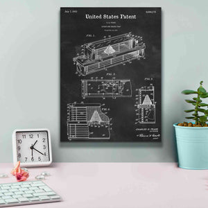 'Queen and Drone Trap Blueprint Patent Chalkboard,' Canvas Wall Art,12 x 16