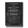 'Rolling Pin Blueprint Patent Chalkboard,' Canvas Wall Art,12x16x1.1x0,18x26x1.1x0,26x34x1.74x0,40x54x1.74x0