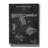'Tattoo Gun Blueprint Patent Chalkboard,' Canvas Wall Art,12x16x1.1x0,18x26x1.1x0,26x34x1.74x0,40x54x1.74x0
