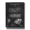 'Traction Engine Blueprint Patent Chalkboard,' Canvas Wall Art,12x16x1.1x0,18x26x1.1x0,26x34x1.74x0,40x54x1.74x0