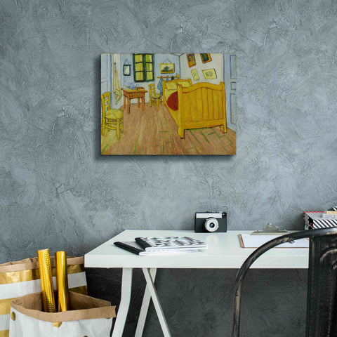 Image of 'Bedroom in Arles' by Vincent van Gogh, Canvas Wall Art,16 x 12