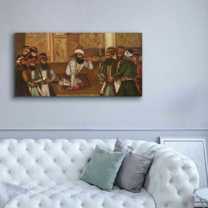 'The Royal Court of Karim Khan' by Mohammad Sadiq, Canvas Wall Art,60x30