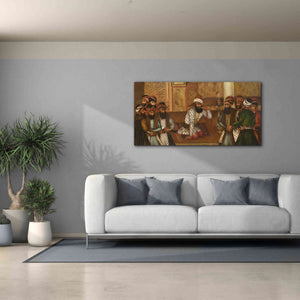 'The Royal Court of Karim Khan' by Mohammad Sadiq, Canvas Wall Art,60x30
