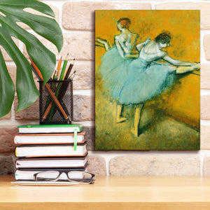 'Dancers at the Barre' by Edgar Degas, Canvas Wall Art,12 x 16