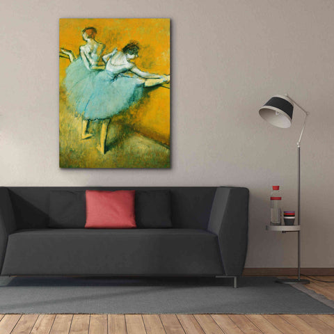Image of 'Dancers at the Barre' by Edgar Degas, Canvas Wall Art,40 x 54
