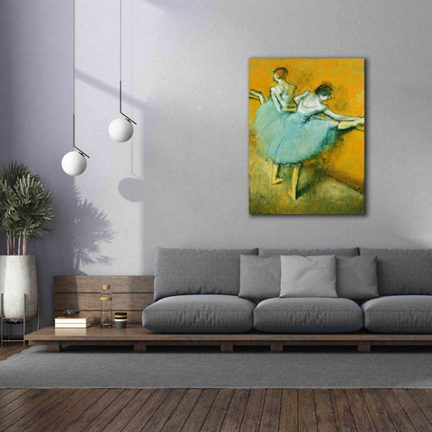 Image of 'Dancers at the Barre' by Edgar Degas, Canvas Wall Art,40 x 54