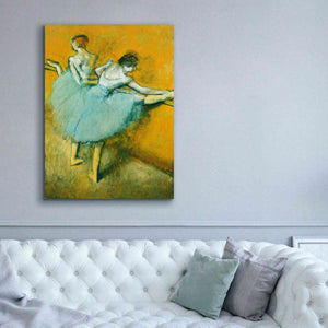 'Dancers at the Barre' by Edgar Degas, Canvas Wall Art,40 x 54