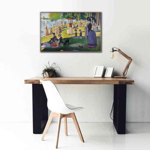 'A Sunday on La Grande Jatte' by Georges Seurat, Canvas Wall Art,40 x 26