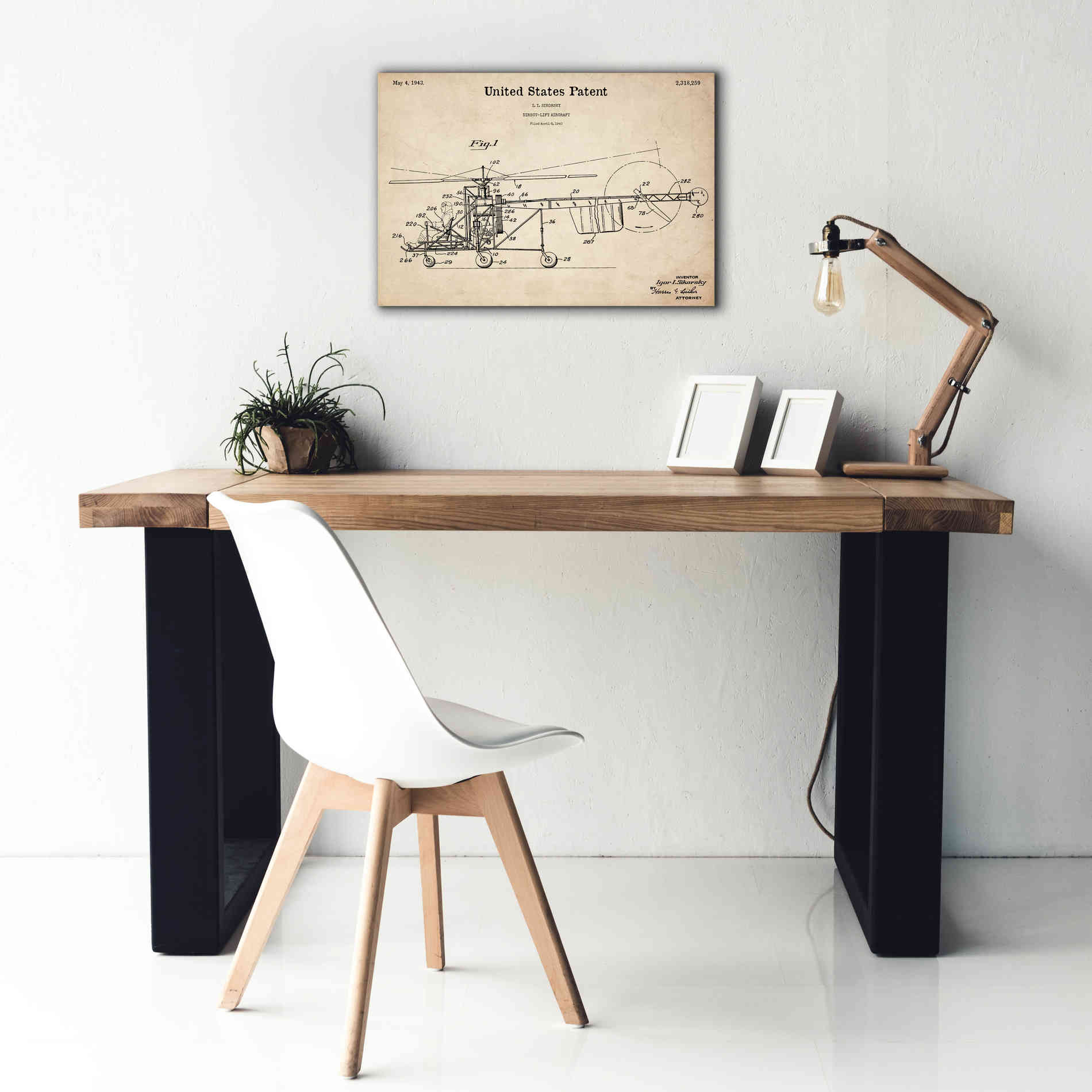 'Wheat Field with Cypresses' by Vincent van Gogh, Canvas Wall Art,26 x 18