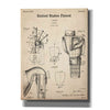 'Bagpipe Blueprint Patent Parchment,' Canvas Wall Art,12x16x1.1x0,18x26x1.1x0,26x34x1.74x0,40x54x1.74x0
