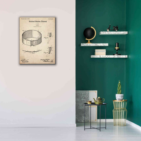 Image of 'Bandage Blueprint Patent Parchment,' Canvas Wall Art,26 x 34