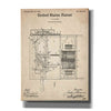 'Dish Washing Machine Blueprint Patent Parchment,' Canvas Wall Art,12x16x1.1x0,18x26x1.1x0,26x34x1.74x0,40x54x1.74x0