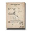 'Pull Shovel Excavator Blueprint Patent Parchment,' Canvas Wall Art,12x16x1.1x0,18x26x1.1x0,26x34x1.74x0,40x54x1.74x0