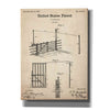 'Farm Gate Blueprint Patent Parchment,' Canvas Wall Art,12x16x1.1x0,18x26x1.1x0,26x34x1.74x0,40x54x1.74x0