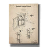 'Fire Hose Cabinet Blueprint Patent Parchment,' Canvas Wall Art,12x16x1.1x0,18x26x1.1x0,26x34x1.74x0,40x54x1.74x0