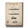 'Fountain Pen Blueprint Patent Parchment,' Canvas Wall Art,12x16x1.1x0,18x26x1.1x0,26x34x1.74x0,40x54x1.74x0