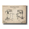 'Blacksmith's Hammer Blueprint Patent Parchment,' Canvas Wall Art,12x16x1.1x0,18x26x1.1x0,26x34x1.74x0,40x54x1.74x0