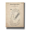 'Climbing Hook Blueprint Patent Parchment,' Canvas Wall Art,12x16x1.1x0,18x26x1.1x0,26x34x1.74x0,40x54x1.74x0