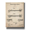 'Vintage Key Blueprint Patent Parchment,' Canvas Wall Art,12x16x1.1x0,18x26x1.1x0,26x34x1.74x0,40x54x1.74x0