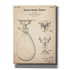 'Boxing Bag Blueprint Patent Parchment,' Canvas Wall Art,12x16x1.1x0,18x26x1.1x0,26x34x1.74x0,40x54x1.74x0