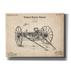 'Horse Drawn Hay Rake Blueprint Patent Parchment,' Canvas Wall Art,16x12x1.1x0,26x18x1.1x0,34x26x1.74x0,54x40x1.74x0