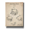 'Pharmacy Tablet Container Blueprint Patent Parchment,' Canvas Wall Art,12x16x1.1x0,18x26x1.1x0,26x34x1.74x0,40x54x1.74x0