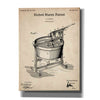 'Washing Machine Blueprint Patent Parchment,' Canvas Wall Art,12x16x1.1x0,18x26x1.1x0,26x34x1.74x0,40x54x1.74x0