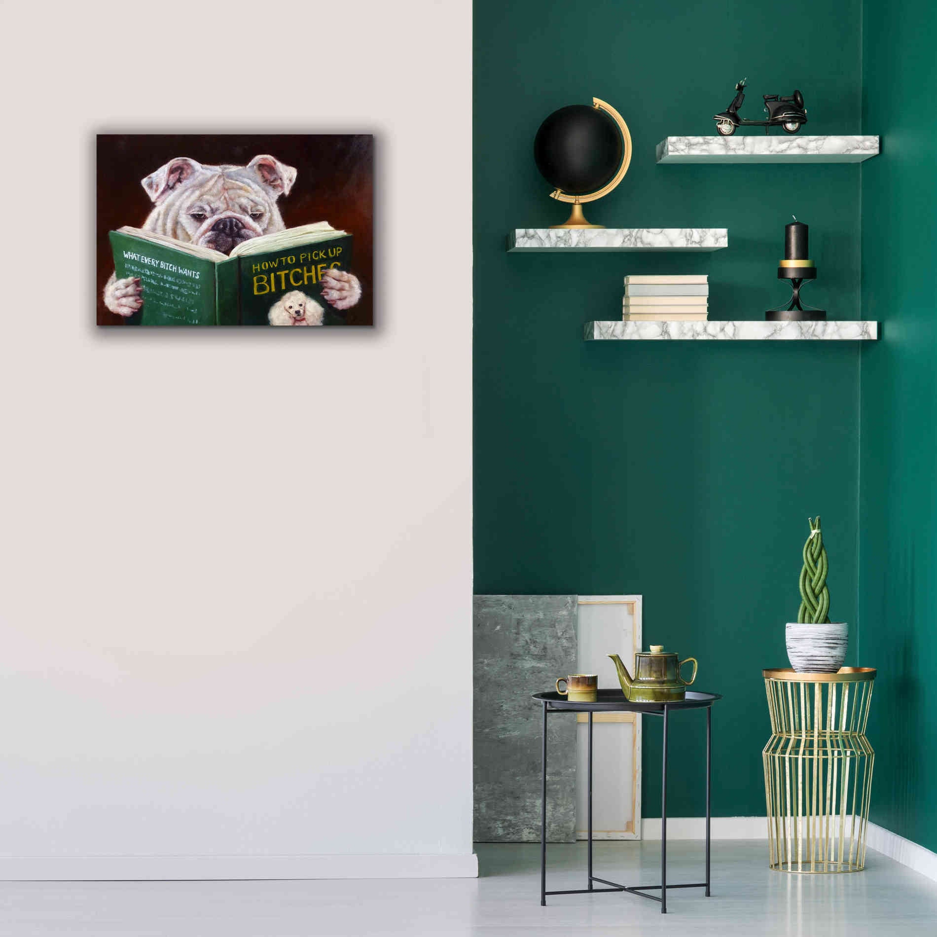 'Casanova' by Lucia Heffernan, Canvas Wall Art,26x18