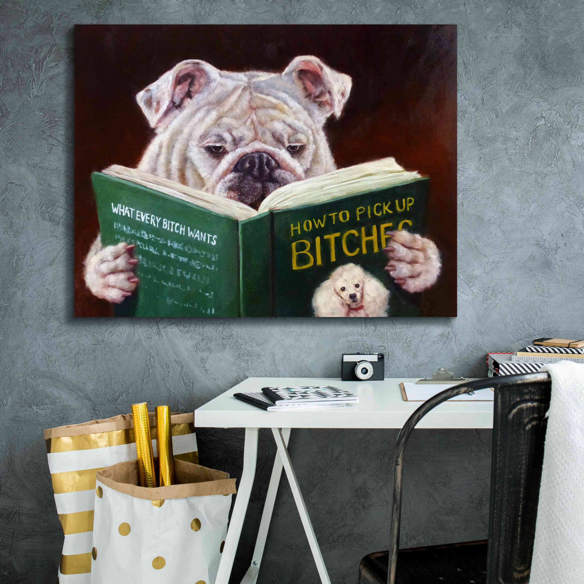 'Casanova' by Lucia Heffernan, Canvas Wall Art,34x26