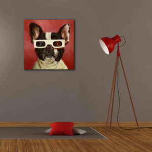 '3D Dog' by Lucia Heffernan, Canvas Wall Art,26x26