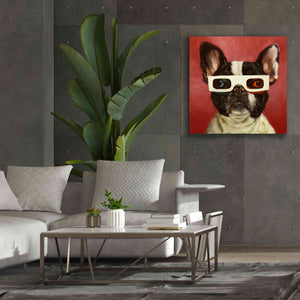 '3D Dog' by Lucia Heffernan, Canvas Wall Art,37x37
